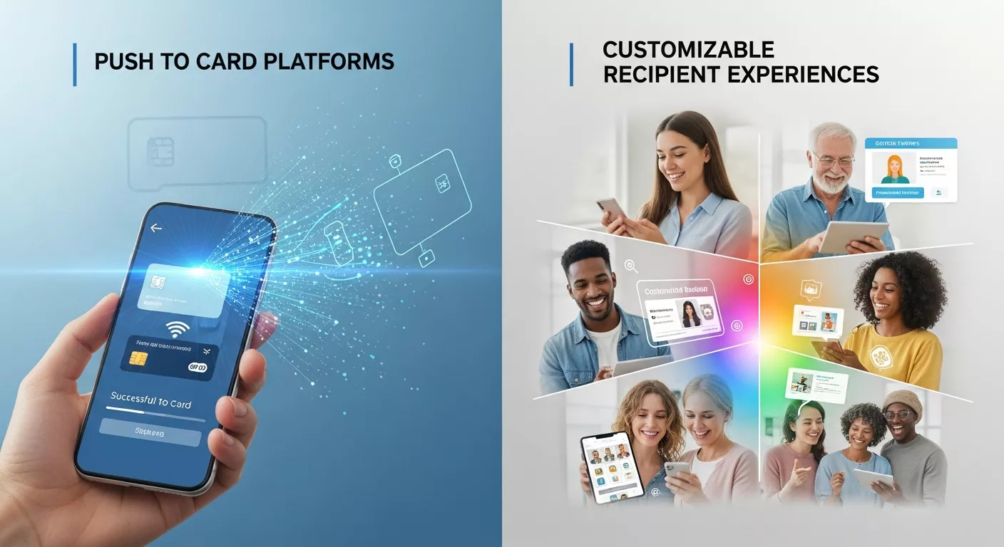 Push to Card Platforms and Customizable Recipient Experiences